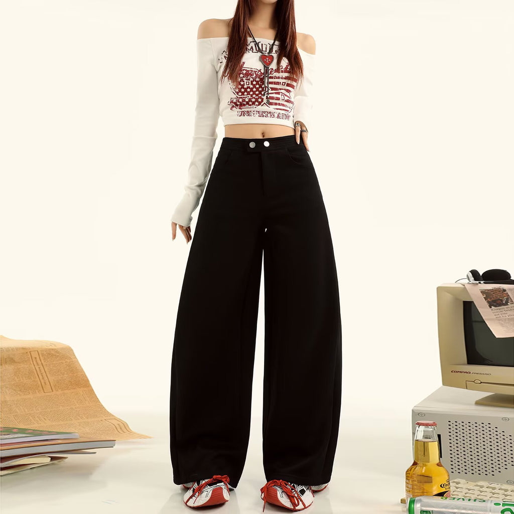 Flowing Wide-Leg Pants