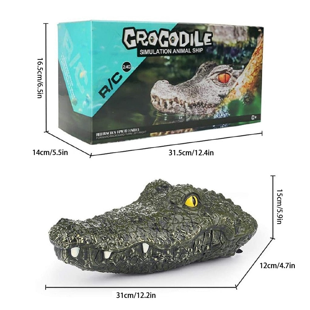 RC toy alligator remote control toys alligator Crocodile head crocodilian robot simulation animal scary Toys eprolo
