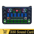 HD X60 Bluetooth sound card and audio mixer