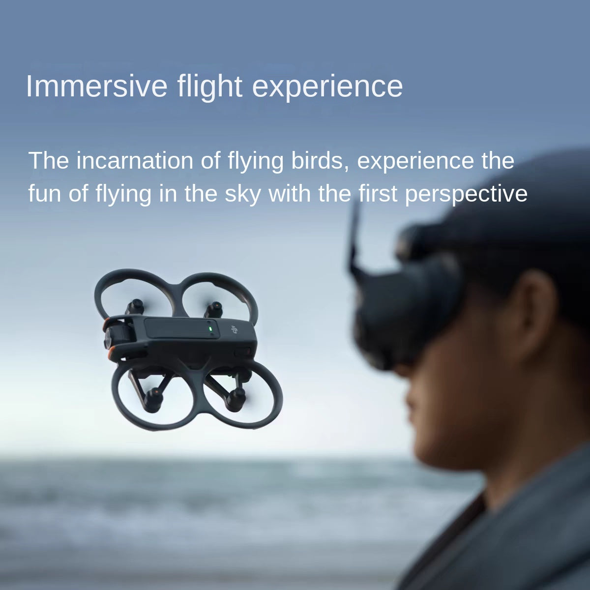 DJI Avata 2 First Perspective Aerial Photography Drone Flight Glasses Sensory Control Immersive Flight eprolo