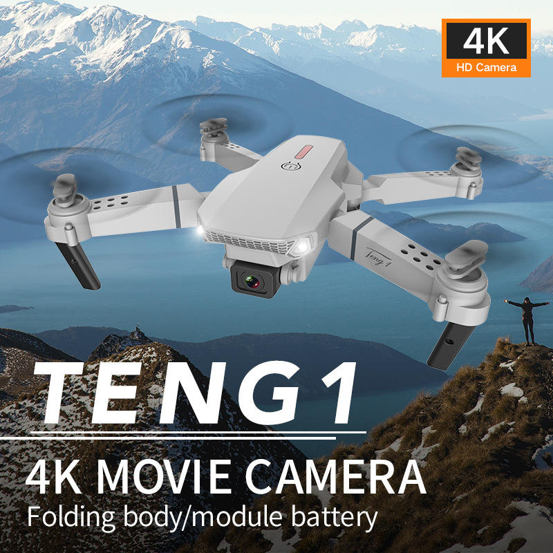 E88 Drone HD Camera Quadcopter Long Range Air Pressure Fixed Height Children's Remote Control Aircraft Drone eprolo