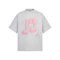 Fun Doll Music Note Short Sleeve T-shirt eprolo