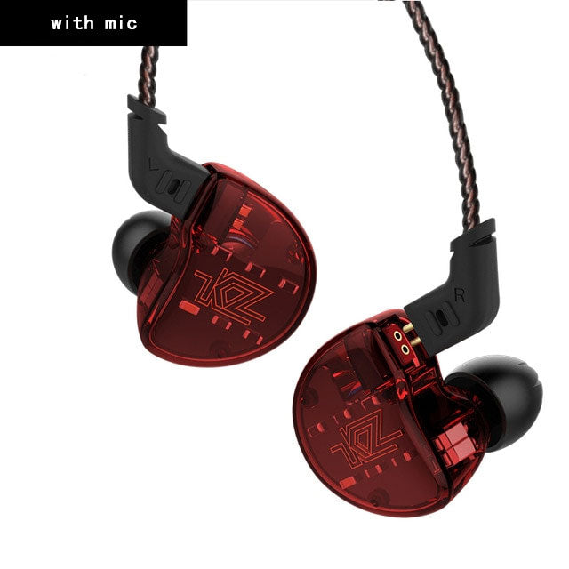 KZ ZS10 Earphones 4BA+1 DD Hybrid In Ear Headphone HIFI Bass Headset DJ Monitor Earphone Earbuds KZ ZS6 AS10 ZST ES4 ED16 BA10 eprolo