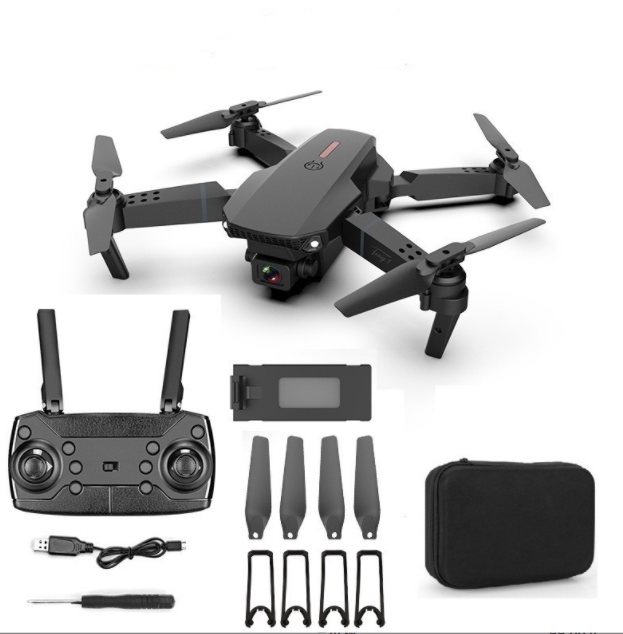 E88 Drone HD Camera Quadcopter Long Range Air Pressure Fixed Height Children's Remote Control Aircraft Drone eprolo