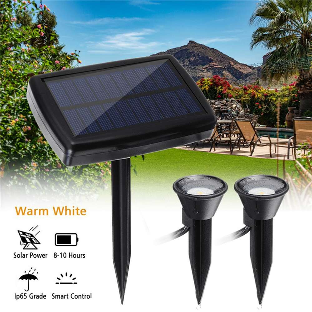 New Style Garden Lawn Solar Powered Outdoor LED Spike Light Path Landscape Waterproof IP65 Mini Solar Flood Lawn Lamp