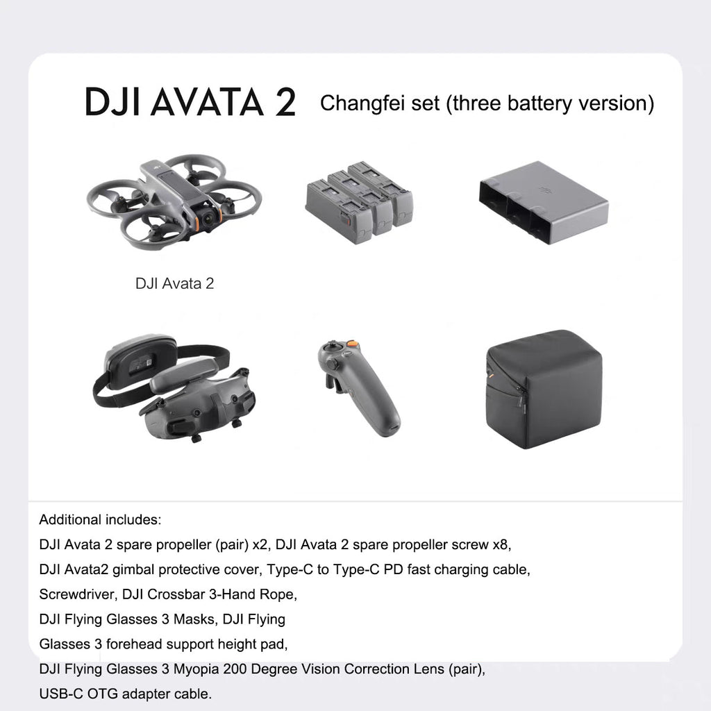 DJI Avata 2 First Perspective Aerial Photography Drone Flight Glasses Sensory Control Immersive Flight eprolo