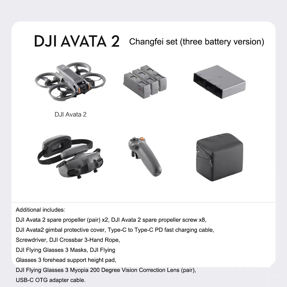 DJI Avata 2 First Perspective Aerial Photography Drone Flight Glasses Sensory Control Immersive Flight eprolo