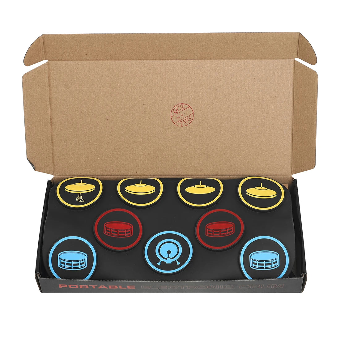 Foldable 9-Pad Electronic Drum Kit for Beginners