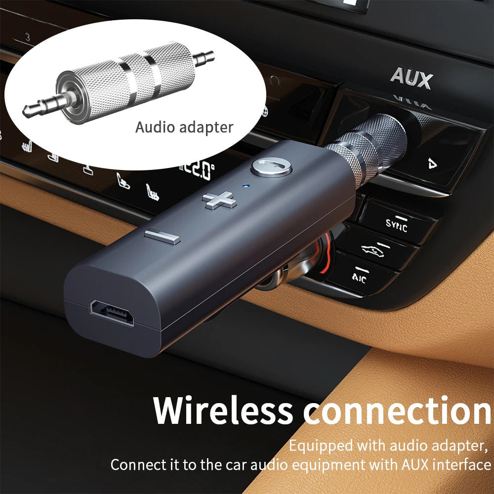 Bluetooth 5.0 receiver for 3.5mm audio