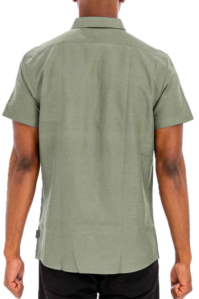 SIGNATURE SHORT SLEEVE BUTTON DOWN SHIRT M3514
