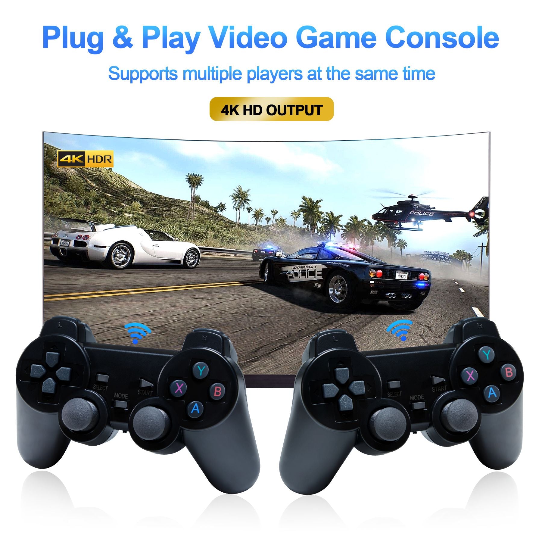 GD10 Retro Game Console 4K 60fps HDMI Output Low Latency TV Game Stick